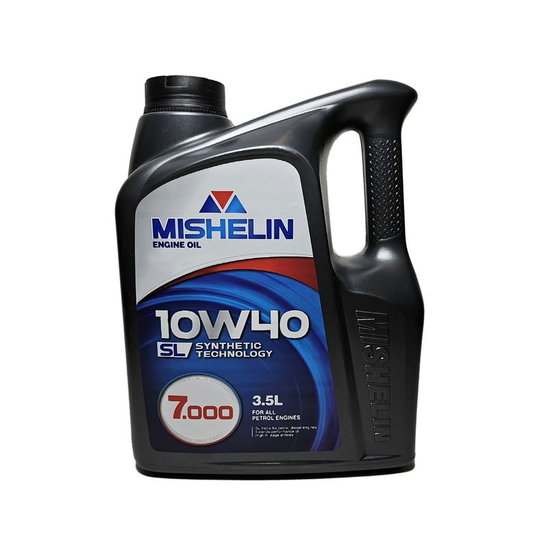 روغن موتور خودرو بنزینی میشلن اٌویل مدل 10w40 sl حجم 3.5 لیتر